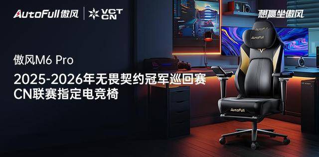 6 Pro电竞椅助力选手征战新赛季！瓦力娱乐棋牌傲风携手无畏契约冠军赛M(图5)